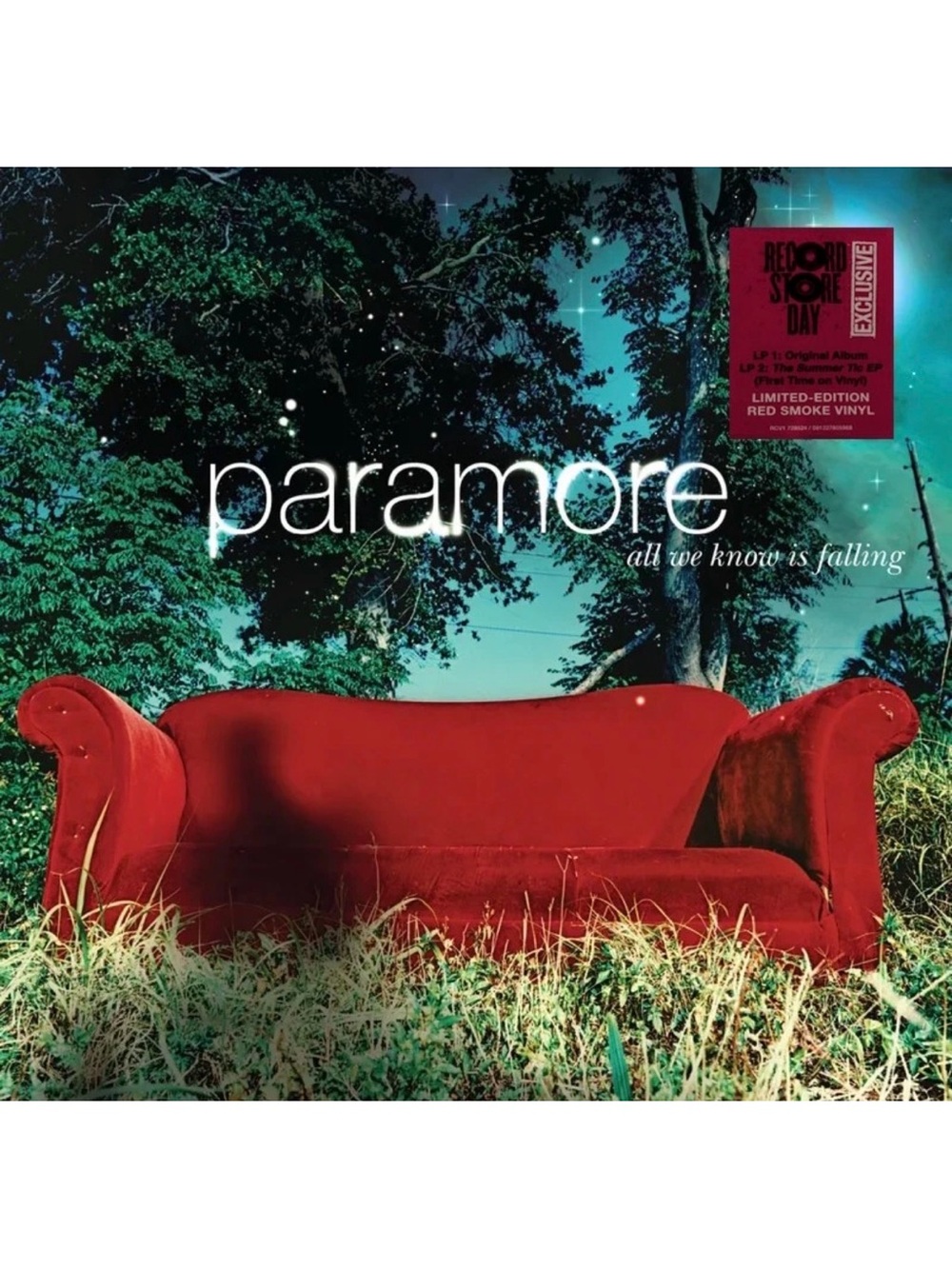 Paramore All We Know Is Falling Deluxe RSD 2026 Red Smoke Vinyl